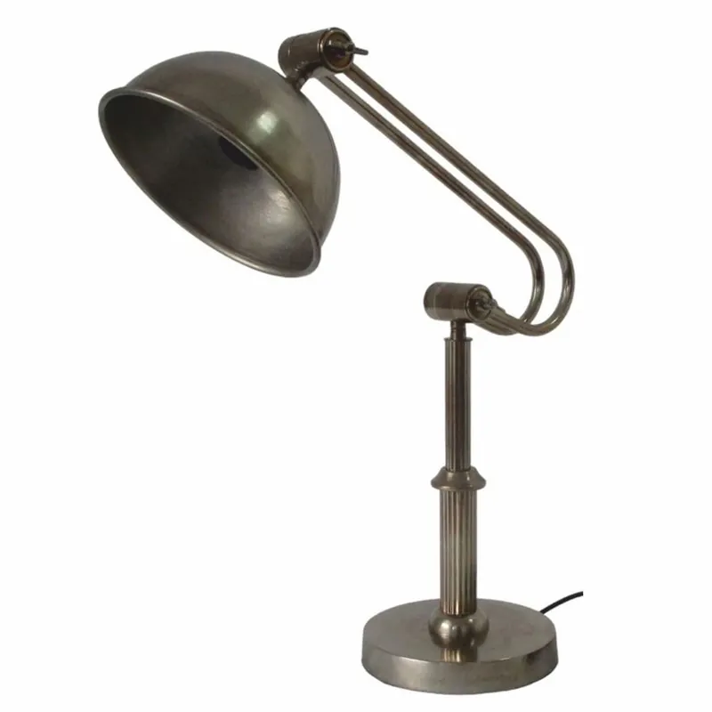 Nur Für Kurze Zeit Casa Padrino lampe de table Art Nouveau argent antique H. 49 cm - Luminaires Baroques et Art Nouveau