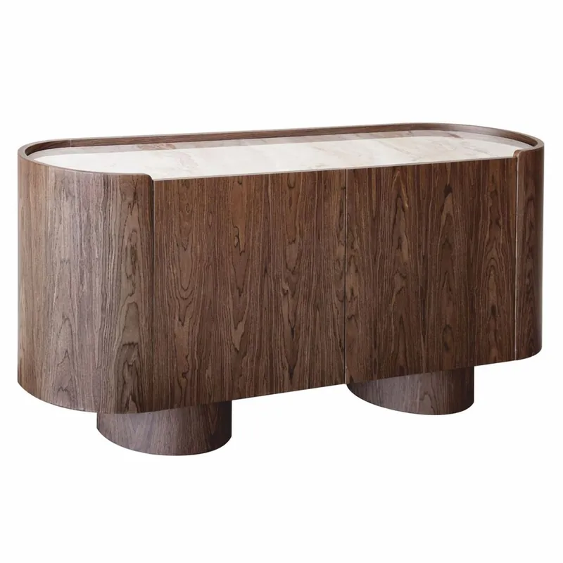 Casa Padrino buffet de luxe avec 2 portes et plateau en céramique marron / crème 160 cm Bestpreis