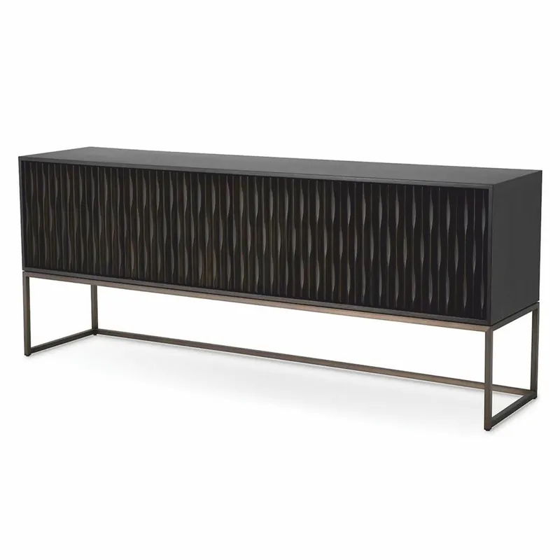 Casa Padrino buffet de luxe noir-gris / bronze 200 cm - Meubles de luxe Wochenendangebot