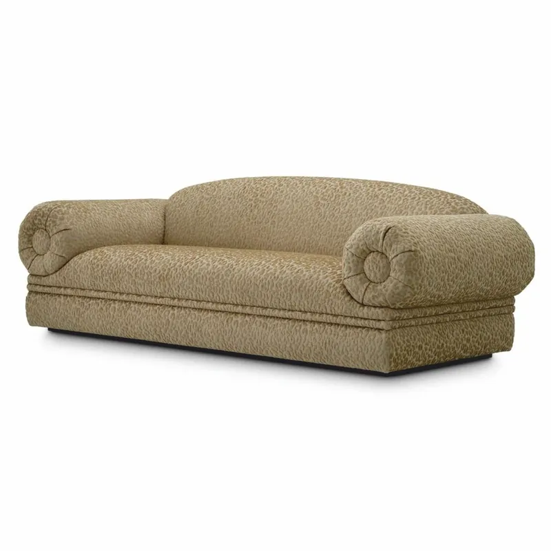 Casa Padrino canapé de salon de luxe beige 234 cm - Mobilier de salon et d'hôtel Letzte Chance