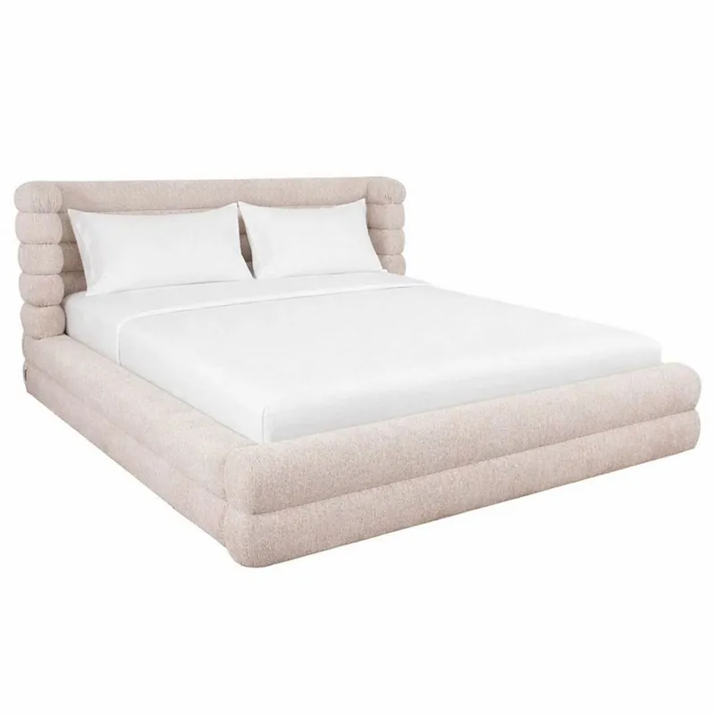 Super-Preis Casa Padrino lit double de luxe naturel 180 x 210 cm - Meubles de chambre