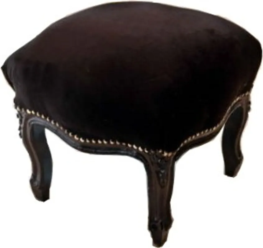 Casa Padrino barocco sgabello Nero / Nero Meistverkauft