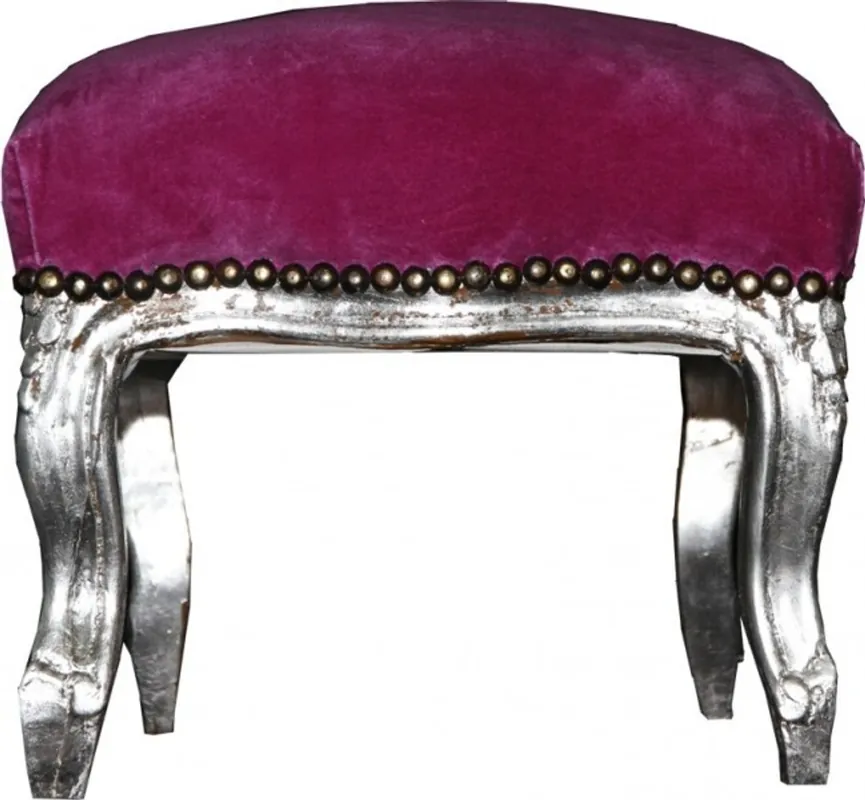 Geprüft Sgabello barocco viola / argento