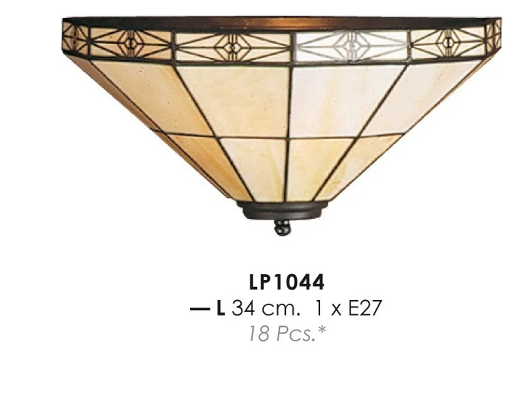 Solange Der Vorrat Reicht Tiffany lampada da parete luce diametro bulbo 34 centimetri LP1044