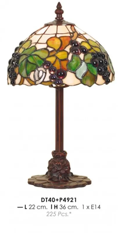 Preis Gesenkt Casa Padrino lampada da tavolo Tiffany Ø 22 x A. 36 cm - Lampada da scrivania fatta a mano