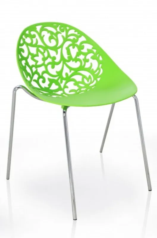Neue Kollektion Casa Padrino designer chair Baroque Flowers Green - 16 235