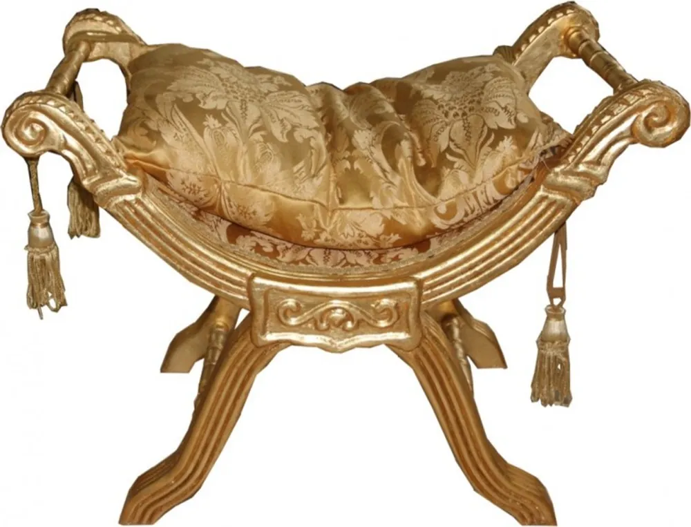 Echt Casa Padrino barocco panchina ModA1 modello oro / oro - mobili barocchi