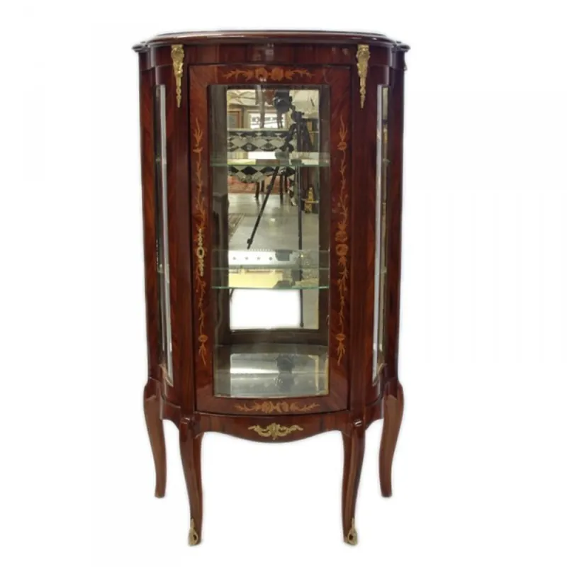 Online Kaufen Casa Padrino Baroque Showcase Model Mahogany brown - display cabinet - cupboard