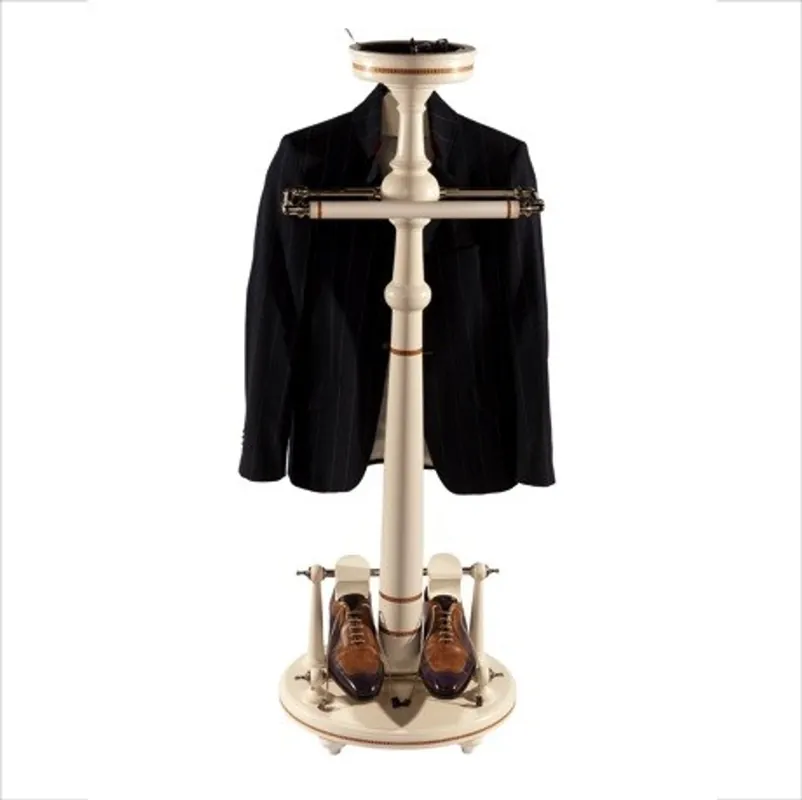 Casa Padrino Designer luxury wardrobes stand New York bankers Style - White Dressboy - clothes rack suit stands - Empire Baroque Art Deco Art Nouveau Garantierte Lieferung
