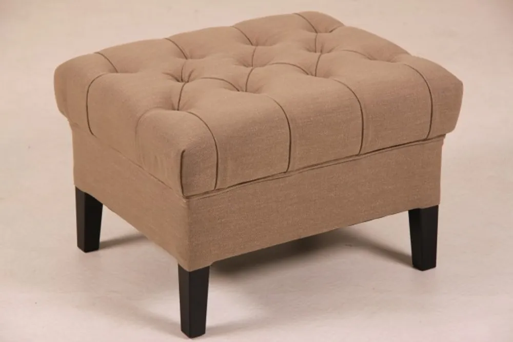 Beliebt Casa Padrino sgabello progettista Chesterfield kaki rettangolare 60 x 50 cm altezza seduta 42 centimetri