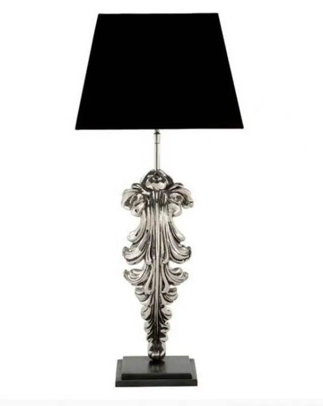 Must-Have Design stool light Silver / Black Height 77 cm, width 35 cm, depth 17 cm luxury quality - light bulb