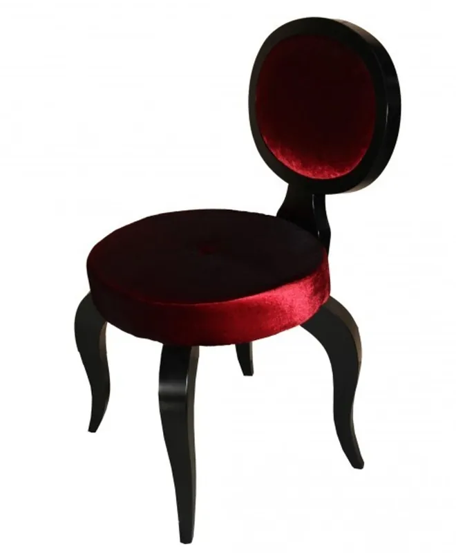 Casa Padrino Baroque Dinner Chair Bordeaux - Designer Chair - Luxury quality Rabatt