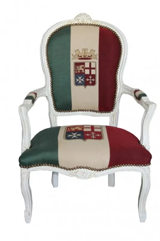 Sonderaktion Stile antico - Casa Padrino barocco Salon Chair Italia / Crema