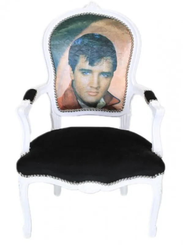 Chair Casa Padrino barocco Salon Elvis Presley - barocco mobili antichi in stile Rabatt