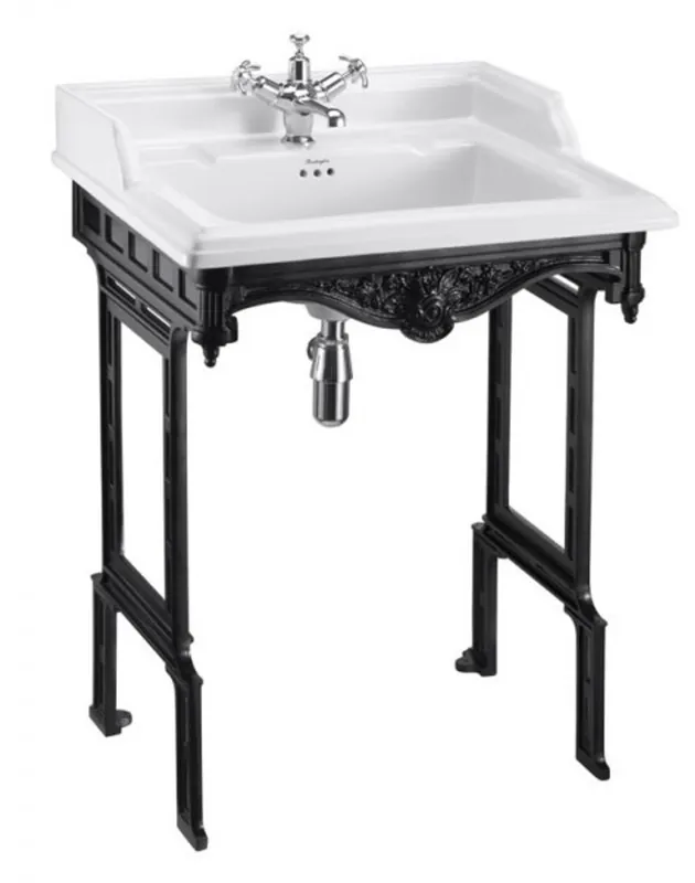 Casa Padrino Nouveau Stand Vanity White / Black - Baroque washbasin baroque antique style Bestseller
