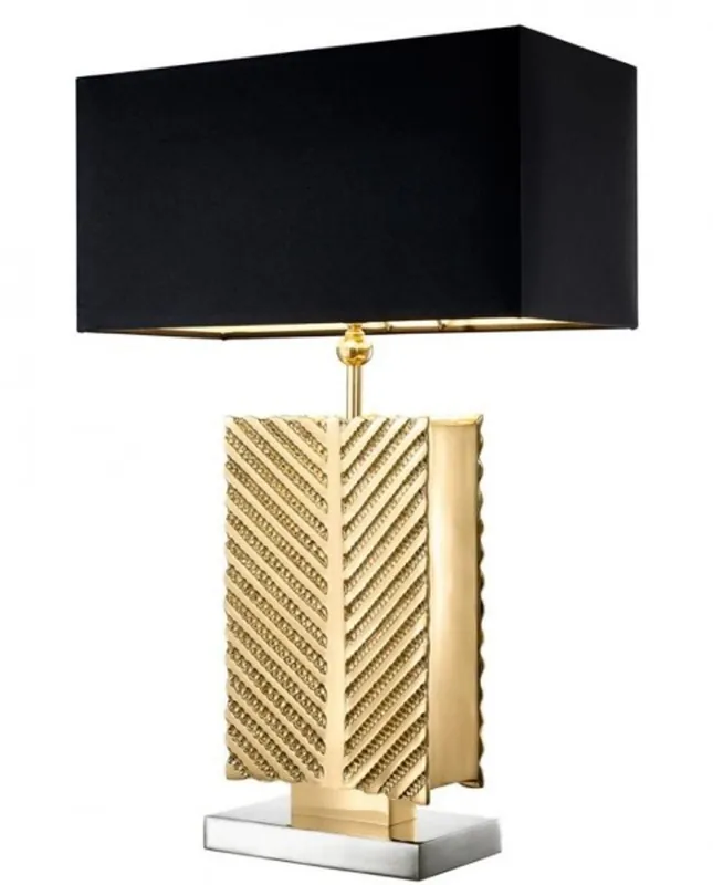 Casa Padrino Luxury Table Light Brass 21 x 40 x H 61.5 cm - Luxury Hotel Restaurant Table Lamp Top-Angebot