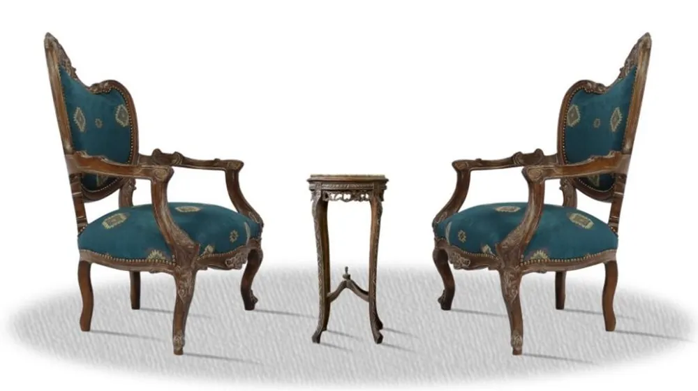 Neu Casa Padrino barocco Salon Chair set con tavolo - Hotel Collection