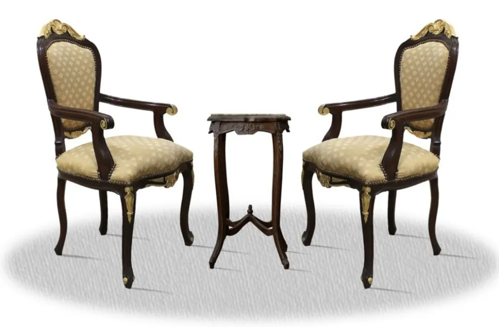Top-Angebot Casa Padrino Barocco Cena sedia set con tavolo - arredi barocchi