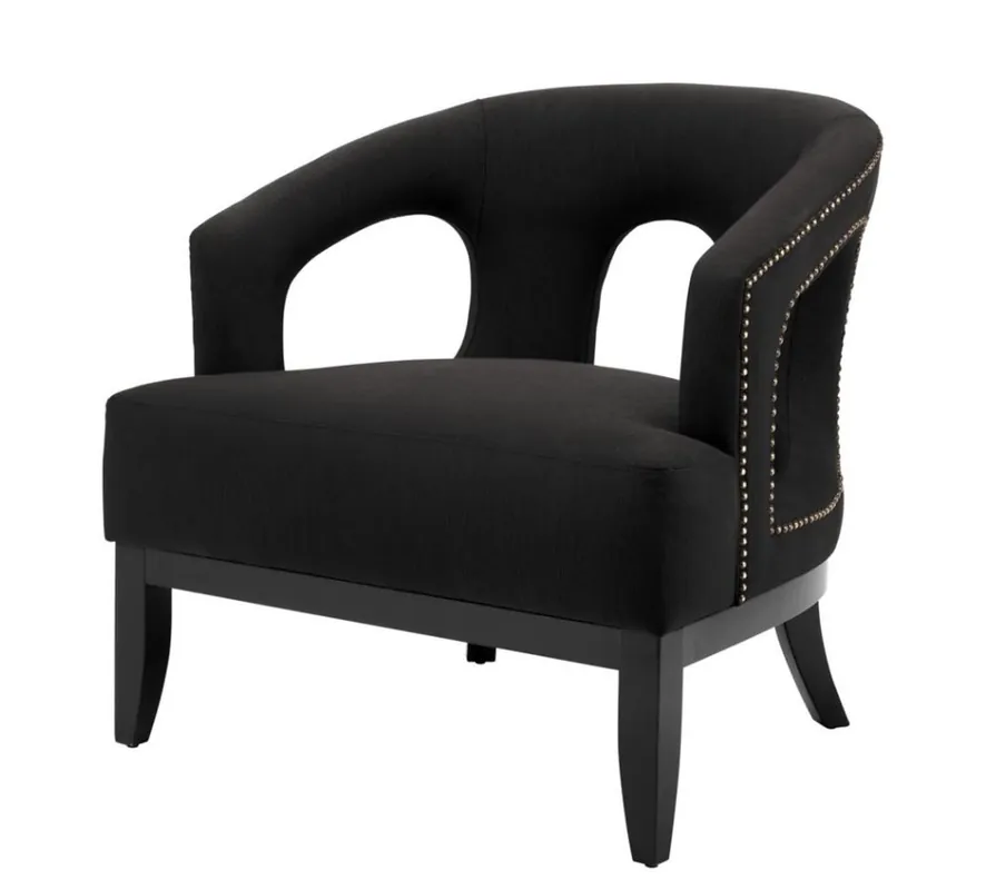 Casa Padrino poltrona di lusso Nero - Limited Edition Billig
