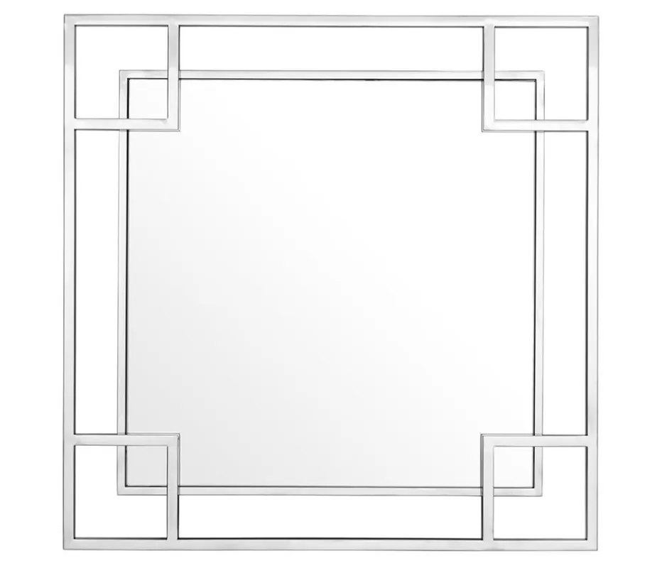 Casa Padrino d'argento specchio da parete di design di lusso di 90 x H. 90 cm - specchio di lusso Saisonangebot