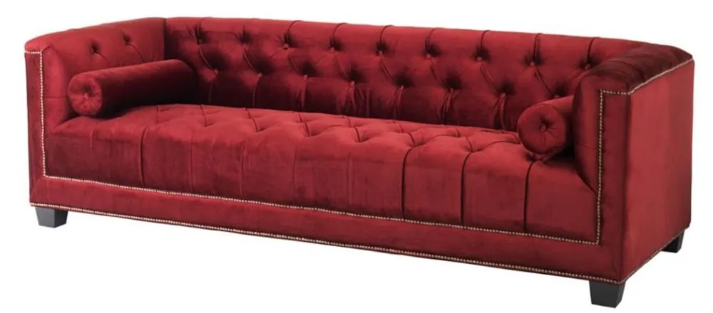 Schnäppchen Casa Padrino divano di design rosso - collezione di lusso