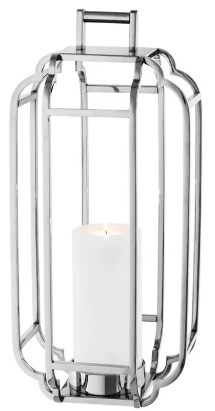 Aktuell Lusso candelabro d'argento Casa Padrino 25 x 25 x H. 55 cm - accessori di hotel