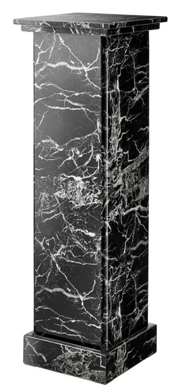 Direkt Vom Hersteller Casa Padrino colonna di marmo nero arte 39 x 39 x H. 122 cm - tavolino di lusso