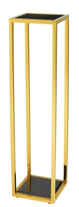 Casa Padrino tavolino di lusso in oro 25 x 25 x H. 100 cm - tavolo mobili di design Schneller Versand