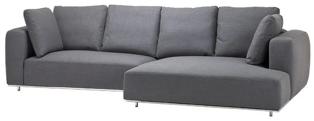 Schnäppchen Casa Padrino divano di lusso grigio - divano ad angolo design