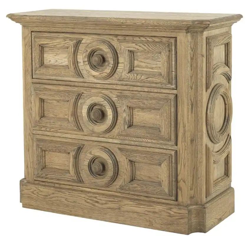 Cabinet Casa Padrino con 3 cassetti marrone chiaro - qualità di lusso Direktkauf