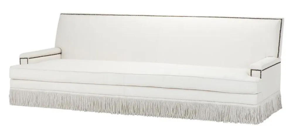 Expressversand Casa Padrino divano dal design di lusso bianchi 262 x 102 x H. 90 cm - mobili soggiorno