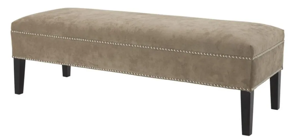 Casa Padrino sedile di lusso greige 140 x 50 x H. 45 cm - qualità di lusso Günstig