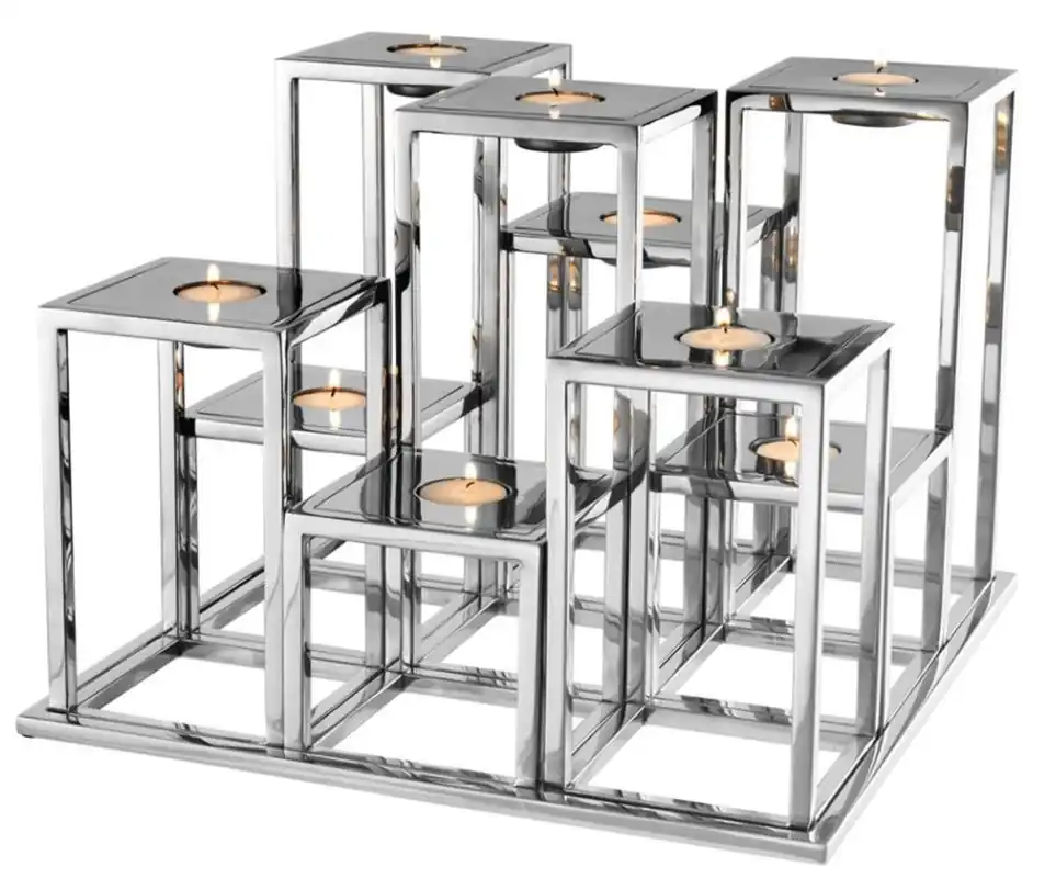 Casa Padrino titolare tè luce in acciaio inox di lusso - arredamenti per alberghi di design Preiswert