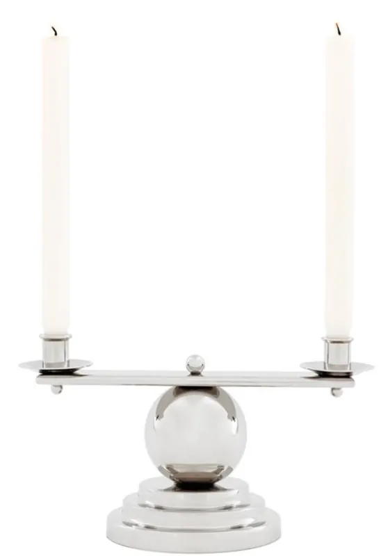 Casa Padrino candela lusso supporto d'argento 34 x H. 16,5 cm - accessori di design Top-Angebot