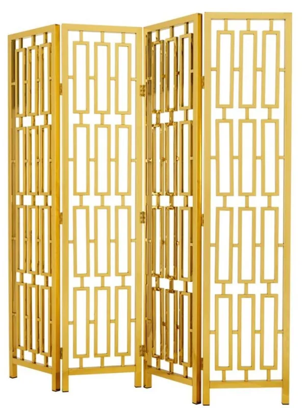 Casa Padrino design in acciaio inox divisorio oro 200 x H. 225 cm - Edizione Limitata Nur Heute
