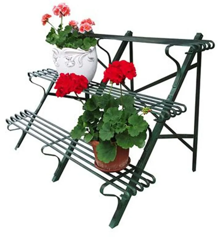 Ausverkauf Letti Casa Padrino di fiori in ferro battuto - vari colori - 120 cm x 45 cm x H70 cm - Mobili da giardino di lusso