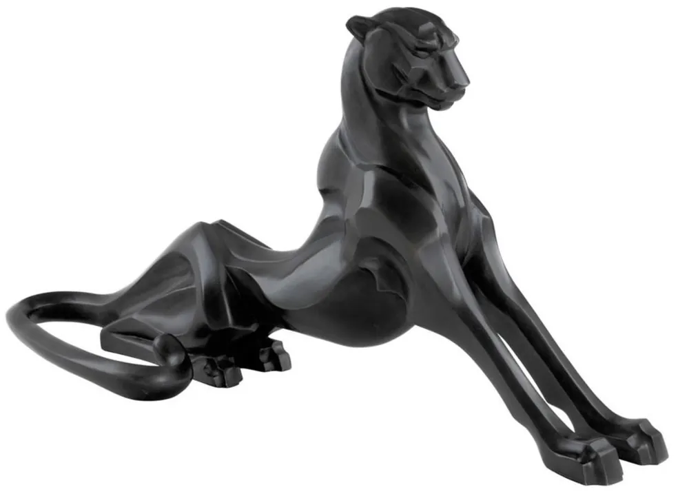 Neu Casa Padrino figura di lusso bronzo cheetah 85 x 27 x H. 43 cm - Figura Art Deco