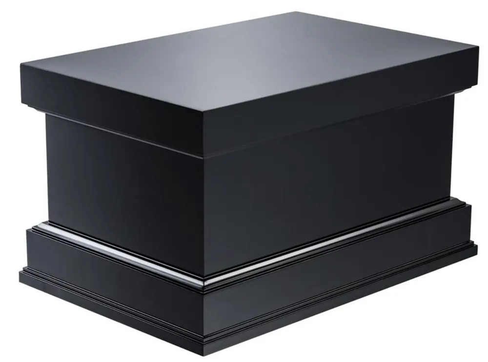 Base di lusso Casa Padrino per oggetti decorativi neri 63 x 43 x H. 36 cm - Edizione limitata Letzte Chance
