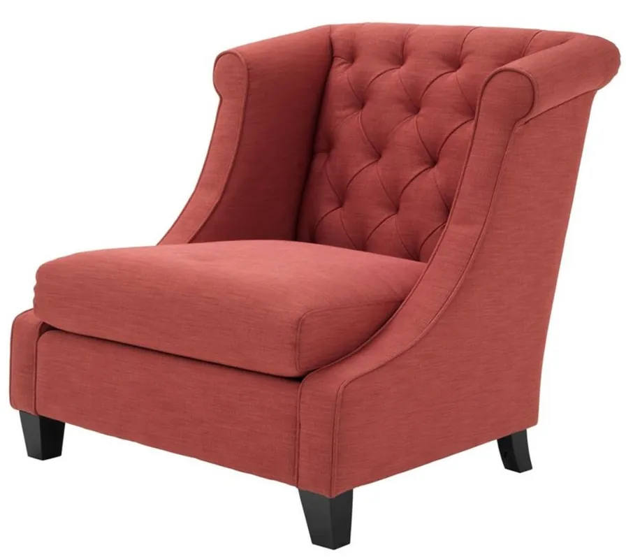 Casa Padrino vita di lusso poltrona stanza corallo rosso 86 x 93 x H. 92 cm - mobili albergo Günstig