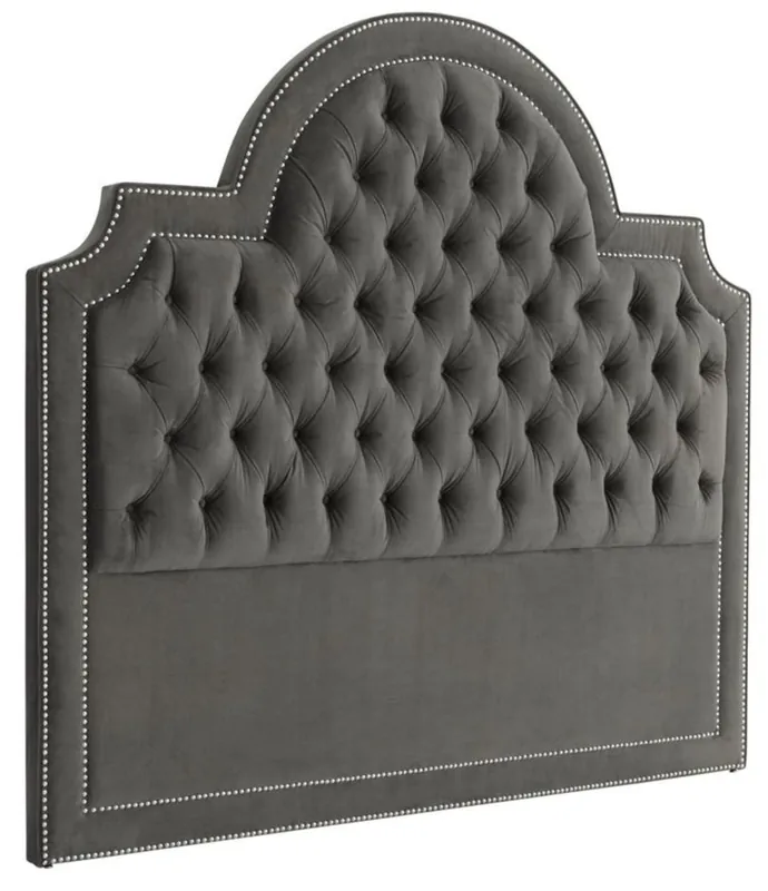 Casa Padrino testiera del letto in grigio scuro 199 x H. 179 cm - mobili di lusso camera da letto Billig