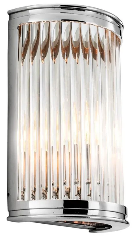 Nur Heute Casa Padrino argento lampada da parete di lusso 21 x 11 x H. 31,5 cm - designer di mobili ristorante