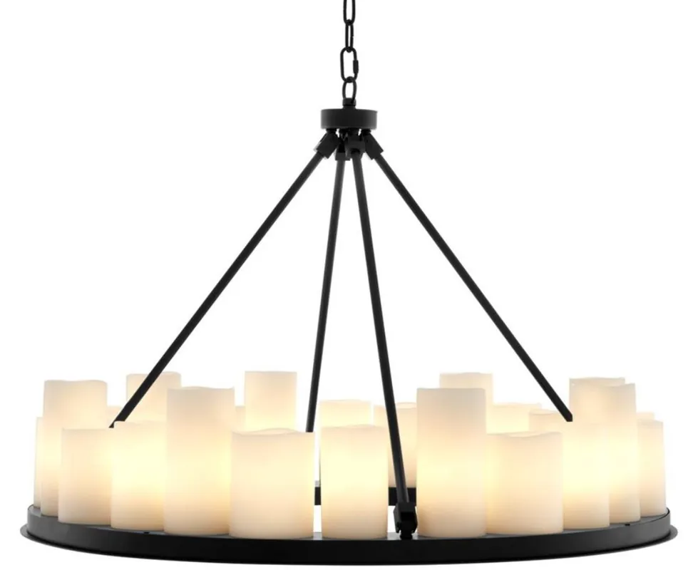 Casa Padrino Lampadario di lusso Nero 90 x H. 65 cm - Mobili da Ristorante dell'hotel Abverkauf