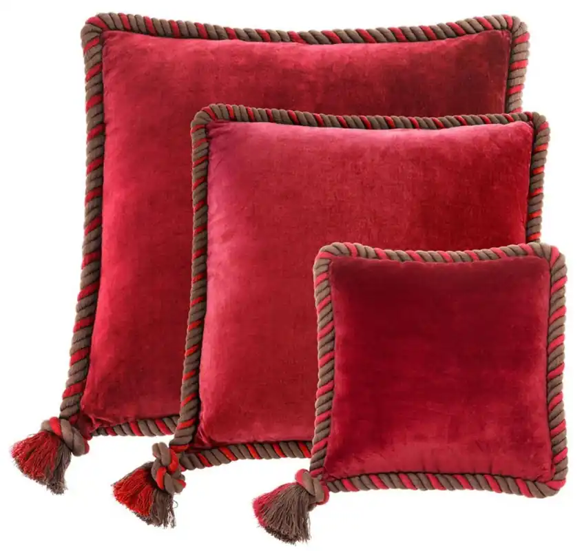 Angebot Casa Padrino cuscino set di 3 rosso - lussuoso soggiorno / hotel collezione