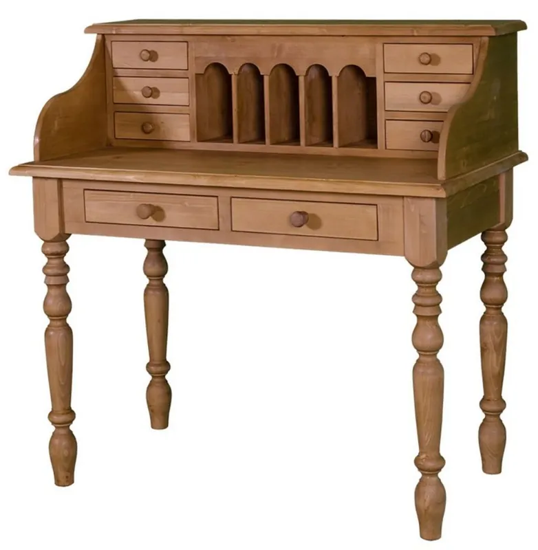 Casa Padrino Scrivania in stile rustico in marrone 109 x 60 x H. 110 cm - collezione di case di campagna Schneller Versand