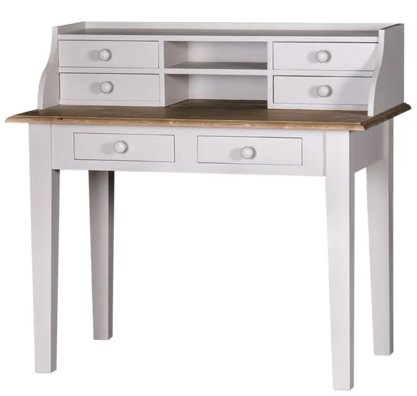 Sale Casa Padrino scrivania stile country con 6 cassetti 109 x 60 x H. 102 cm - qualità di lusso