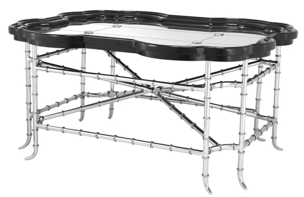 Preisreduziert Casa Padrino tavolo da salotto di lusso 115 x 89,5 x H. 55 cm - Edizione Limitata