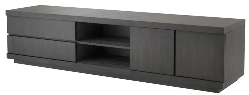 Garantierte Lieferung Casa Padrino TV Armadio Antracite 220 x 52,5 x H. 53 cm - collezione di lusso