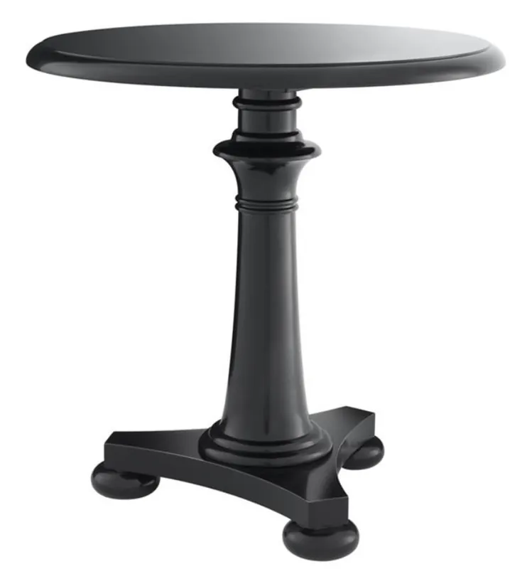 Casa Padrino tavolo da pranzo / tavolino di lusso nero 75 x H. 75 cm - collezione hotel Sonderaktion