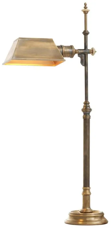 Casa Padrino lampada da tavolo di lusso vintage ottone 16 x 20,5 x H. 82 cm - lampada da tavolo in stile antico Kracherpreis