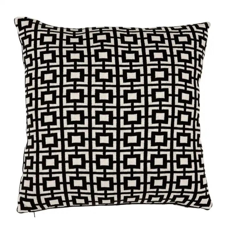 Casa Padrino set di cuscini di lusso 50 x H. 50 cm nero / bianco - accessori soggiorno Direkt Vom Hersteller